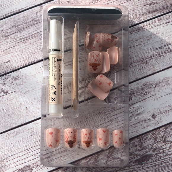 Red Aspen Oh Deer, Alexis 🦌 🍂 Nail Dashes,PressOns, Accent/Value Kit✨ - Picture 9 of 9